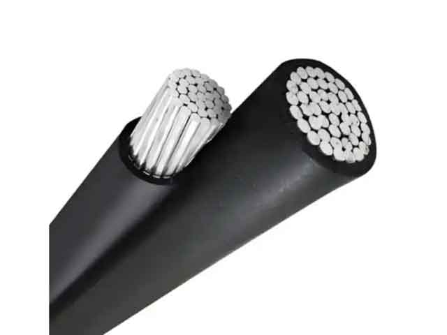 Overhead power cable two core 1000v overhead power cable