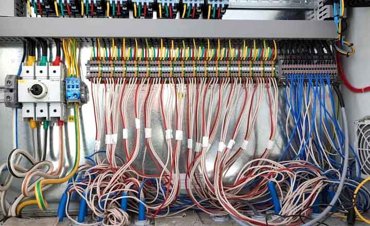 control and signal circuits for industrial cable wiring