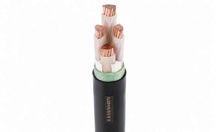 Low Voltage Power Cable with Copper Conductors