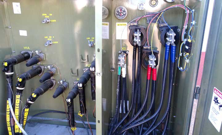 power distribution system for electrical cable installation