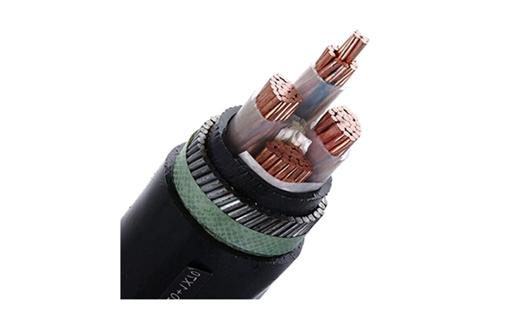 underground armoured cable for direct burial power installation