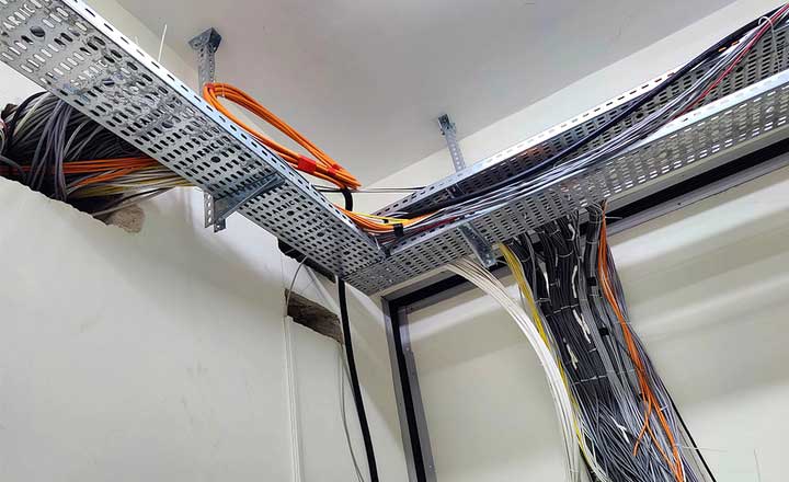 building wiring installation with PVC insulated cables