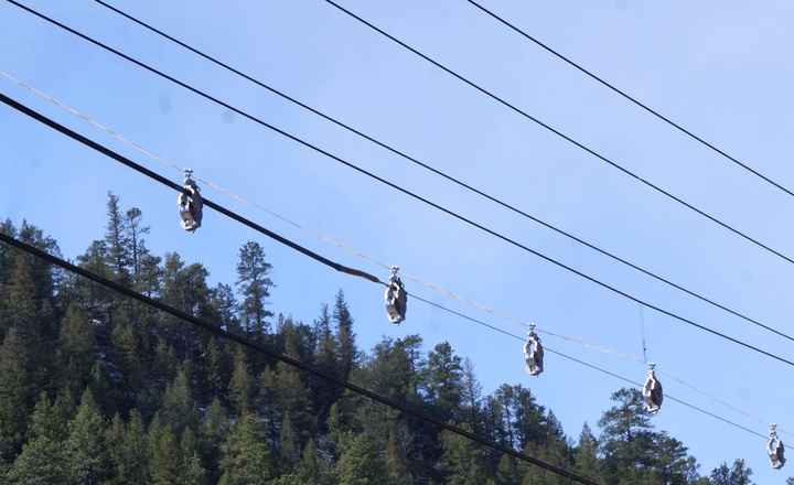forested area power supply with insulated overhead ABC cable